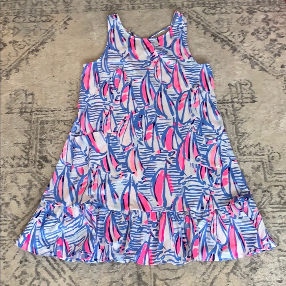 Lilly pulitzer Kristen flounce dress medium